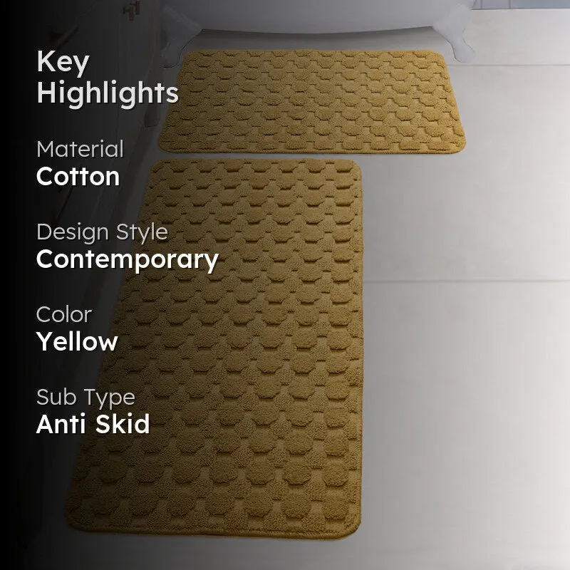 Saral Home Yano Anti-Skid Bathmat - Set of Two media 2