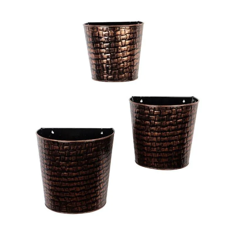 Virika Vasa Planter (Copper) - Set Of Three media 4