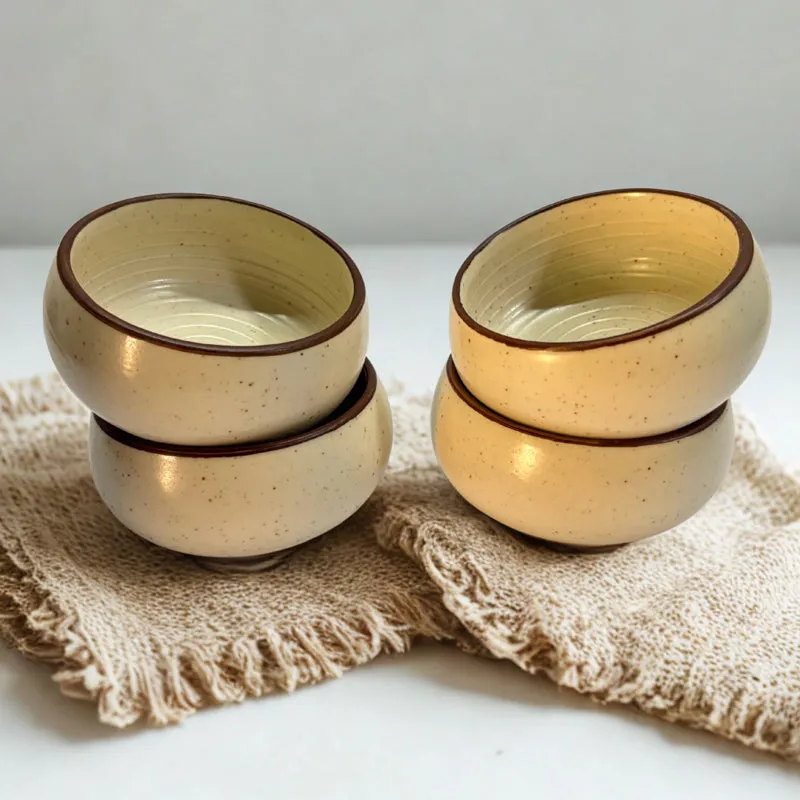 Cera Swirl Snack Bowl  - Set Of Four media 1