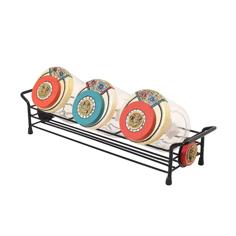 Ishani Jar Set With Tray - Four Piece Set media 4