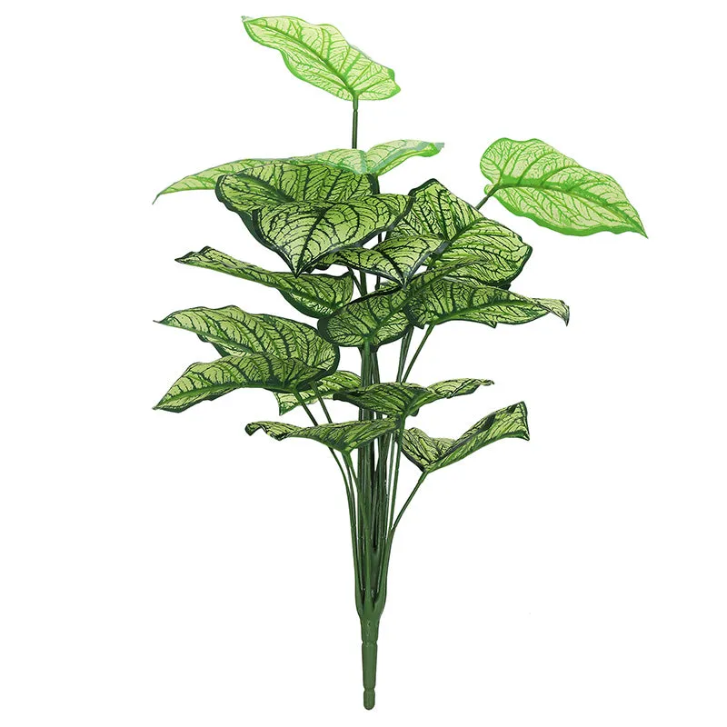 Faux Botanic White Caladium Plant - 2 Feet media 3