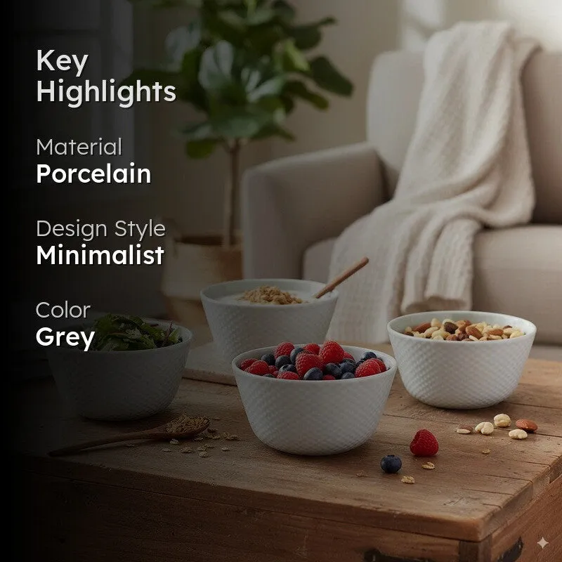 Zylen Snack Bowls (300 mL) - Set Of Four media 2