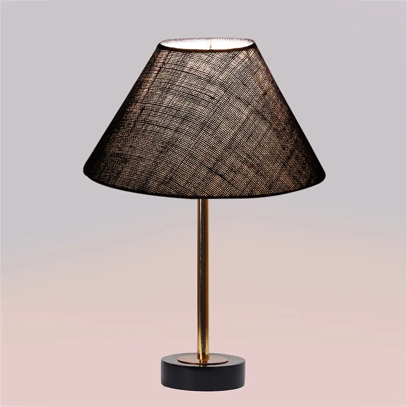 Sienna II Rodin Wooden Table Lamp - Blue,Gold,Black media 5