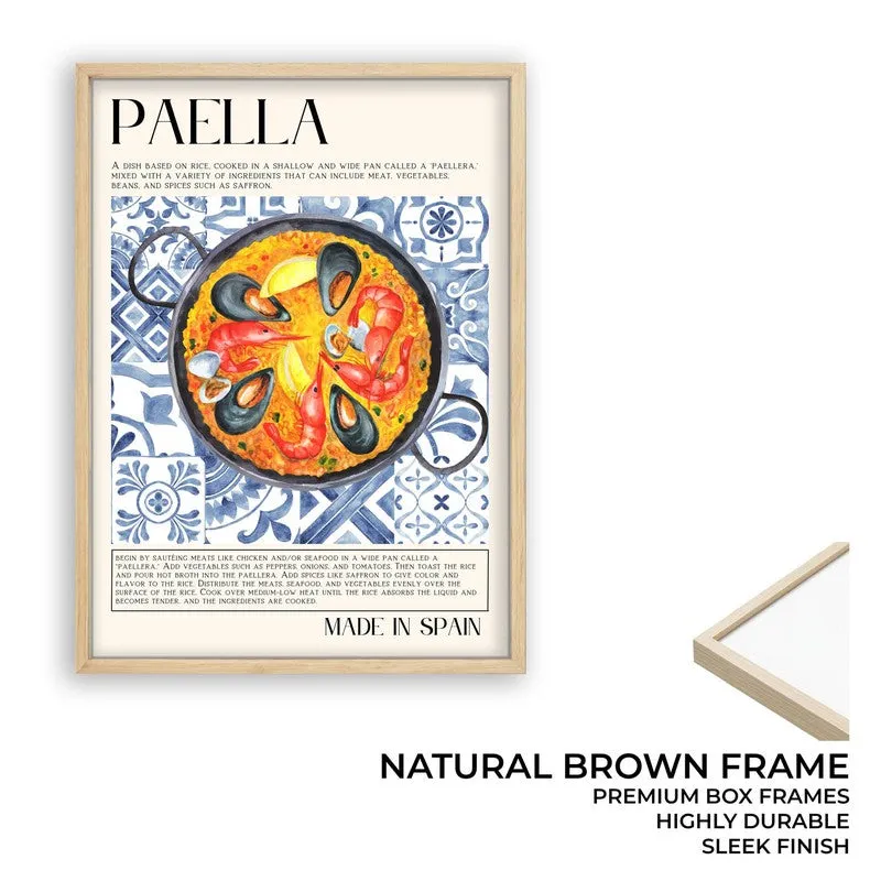 Paella Archival Canvas Wall Art - Brown media 9
