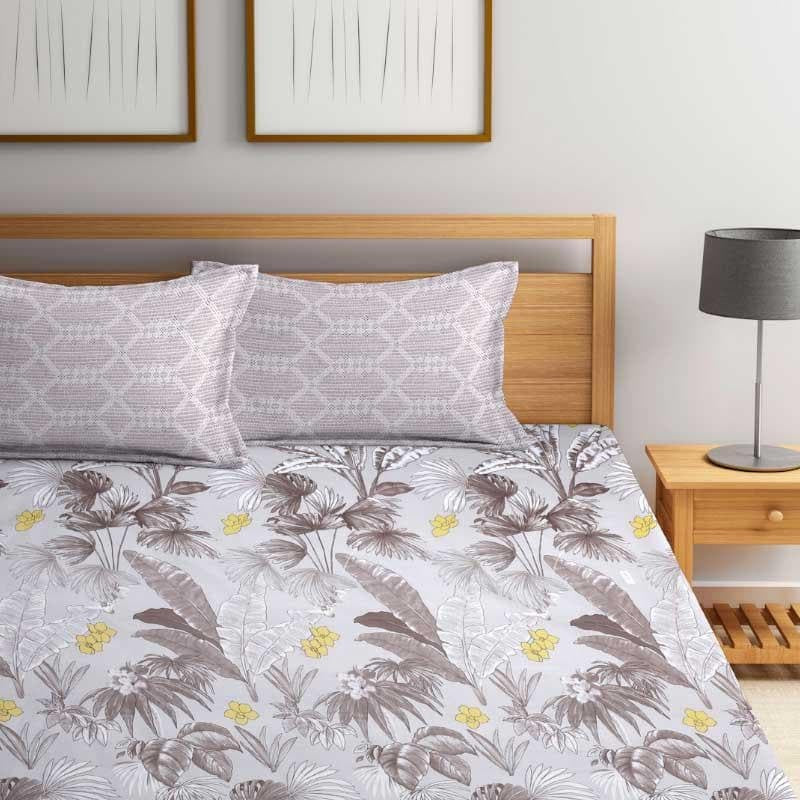 Danna Printed Microfiber Bedsheet  - 130 GSM media 5