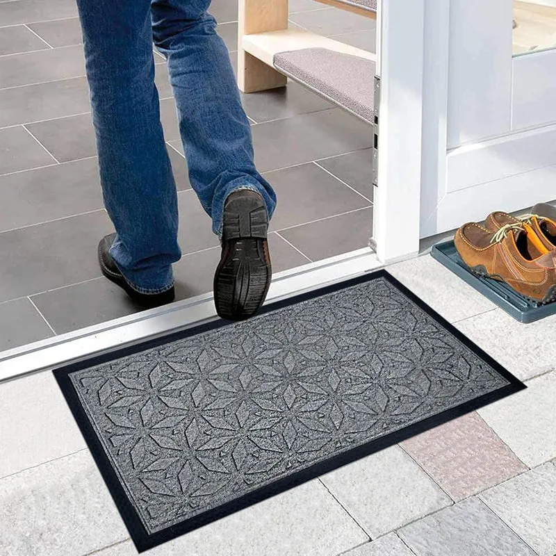 Coire Star Coir Door Mats - Grey media 3