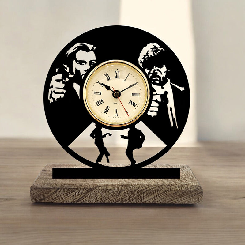 Pulp Fiction Analog Table Clock