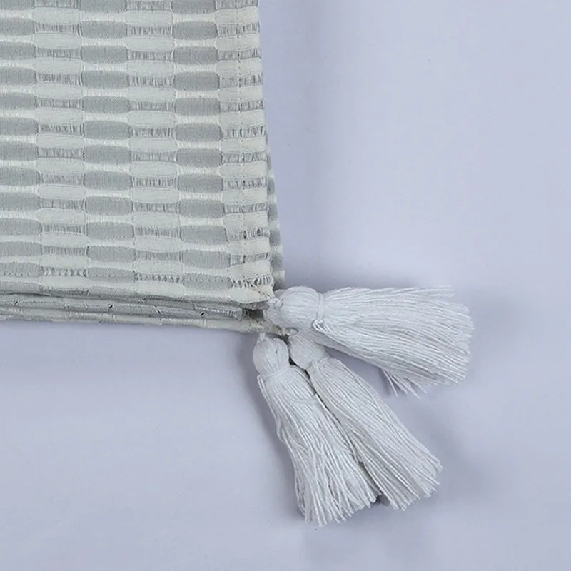 Indie Stitch Geometric Cotton Throw media 5