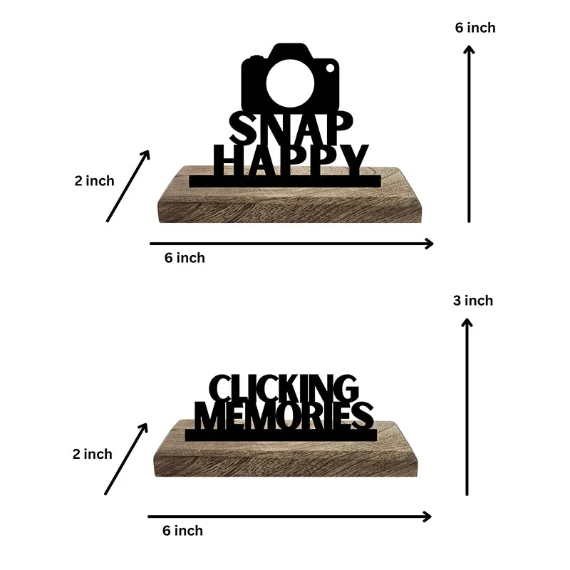 Snap Happy Showpiece - Set Of Two media 5