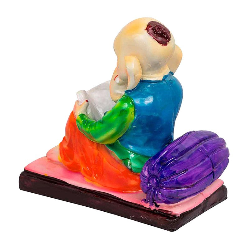 Lord Ganesha Grantha Showpiece media 6