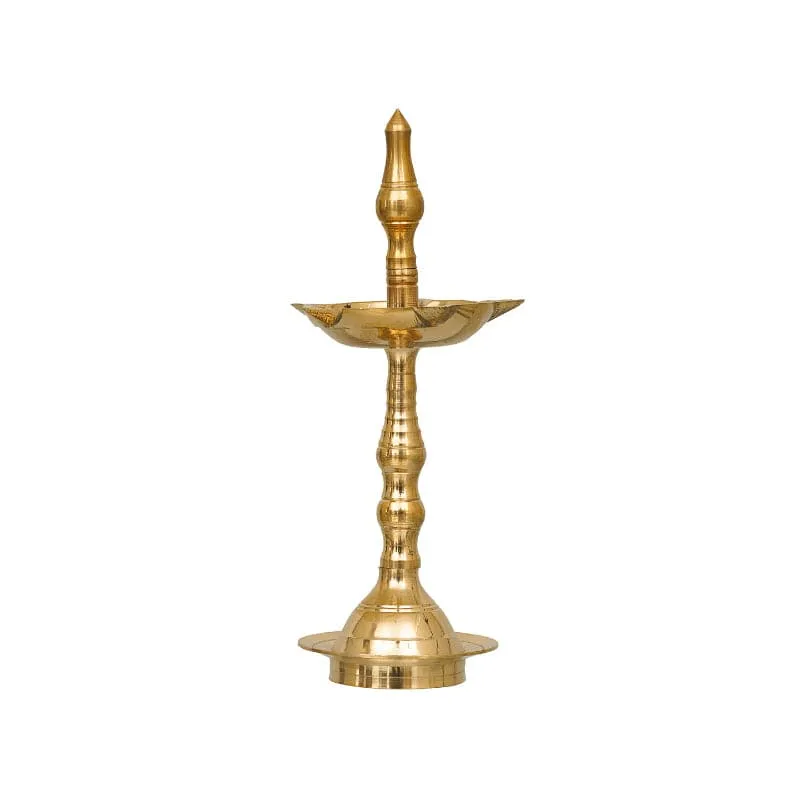 Manora Gold Finish Brass Diya media 4