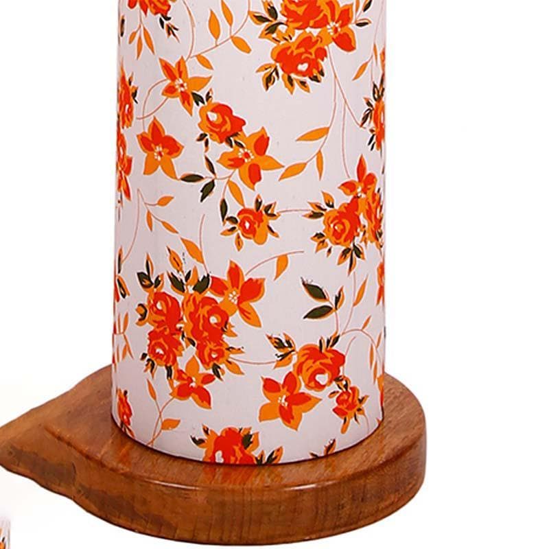 Orange Flora Tower Floor Lamp media 4
