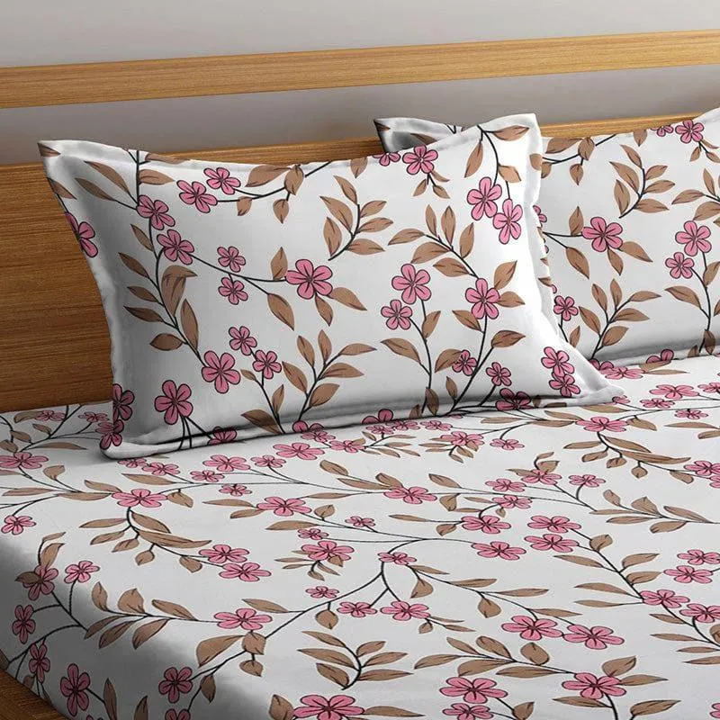 Floral Drama Bedsheet - 150 GSM media 3