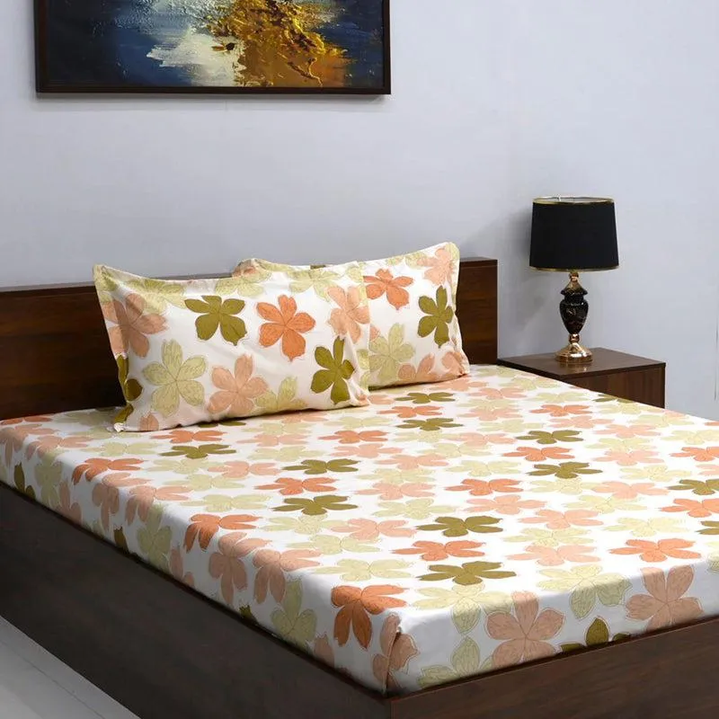 Dalaja Floral Microfiber Bedsheet - 120 GSM media 3