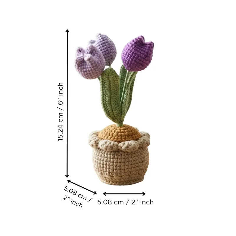 Floria Yarn Artificial Flowers media 5