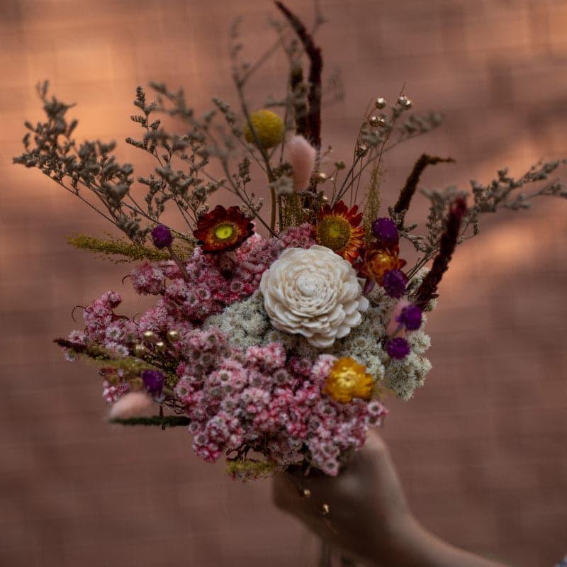 Muzomi Multicolor Dried Flower Bunch media 3