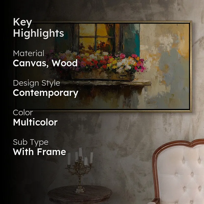 Window of Grace Canvas Wall Painting With Frame media 2
