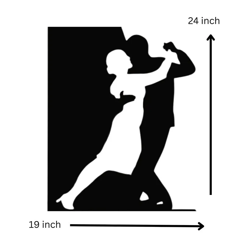 Salsa Dancing Black Iron Wall Accent media 5