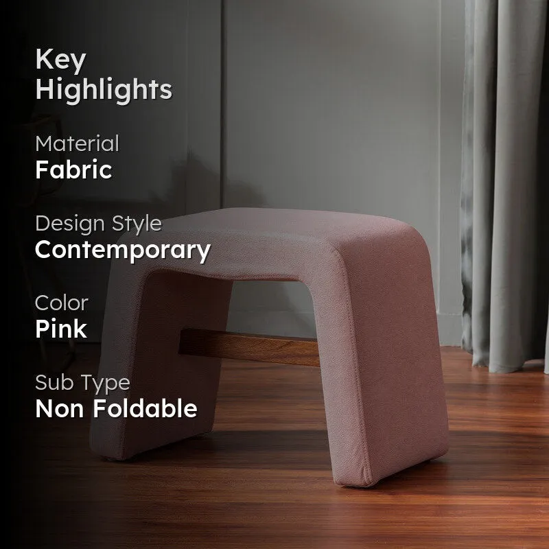 Hearth Fabric Stools - Pink media 2