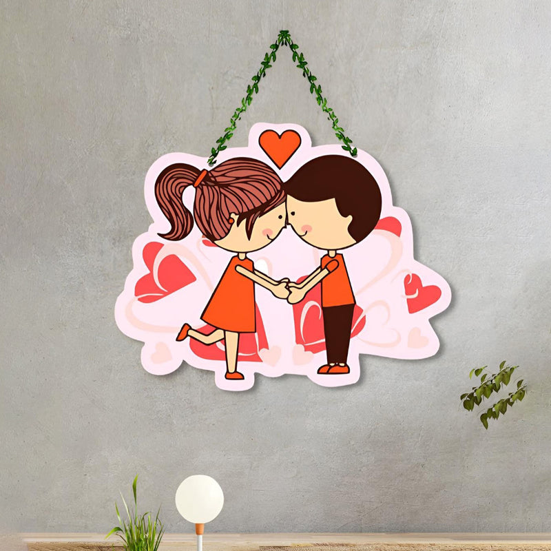 Cute Love Polyester & MDF Wall Hanging