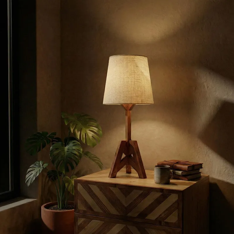 Kalisto Jute Table Lamp - Brown,Beige media 3