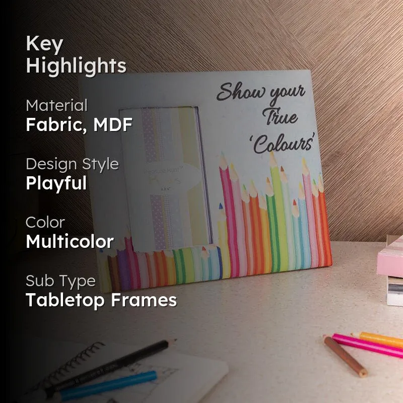 Color Crayon Photo Frame - Doodle Collection media 2