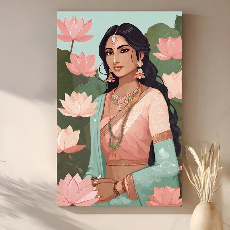 Lotus Veil Wall Art media 2