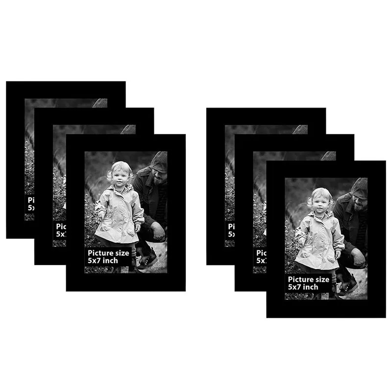 Willow Charm Rectangle Photo Frame (Black) - Set Of Six media 4