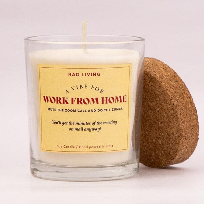 Work From Home - Cappuccino Scented Candle media 7