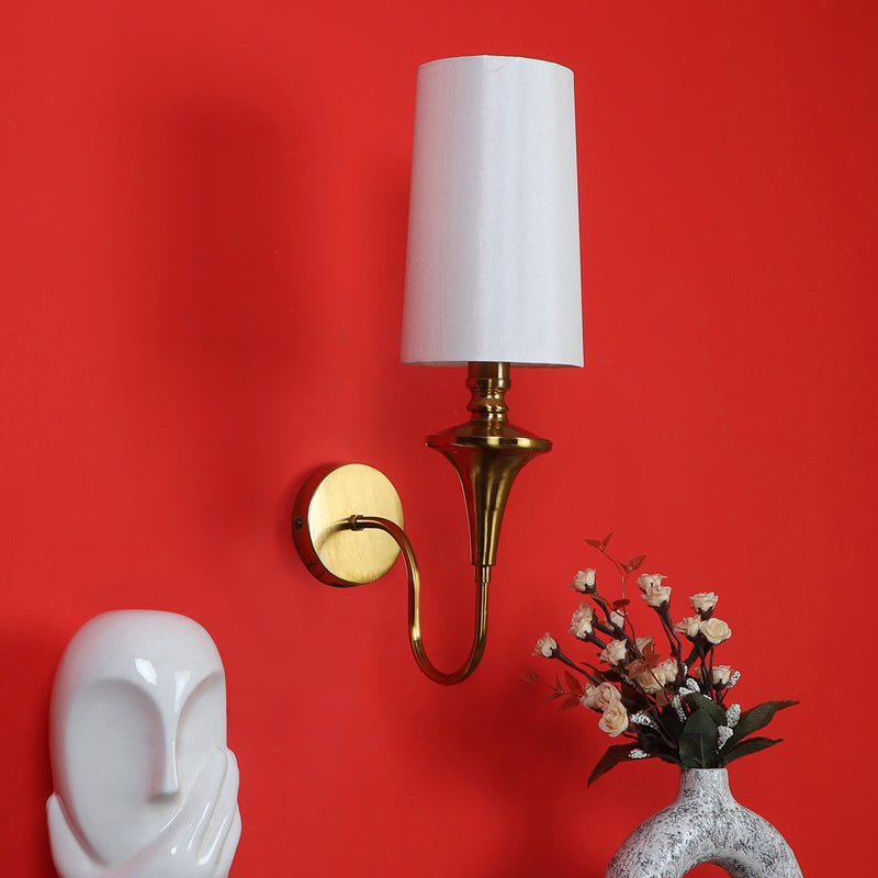 Leino Cotton & Iron Wall Lamp media 3