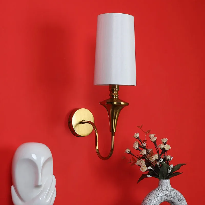 Leino Cotton & Iron Wall Lamp media 3
