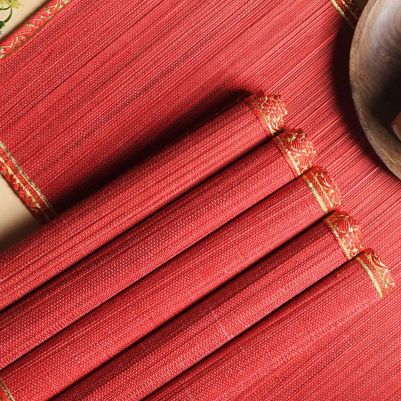 Eco Sip Bamboo Table Mat (Red) - Set Of Six media 4