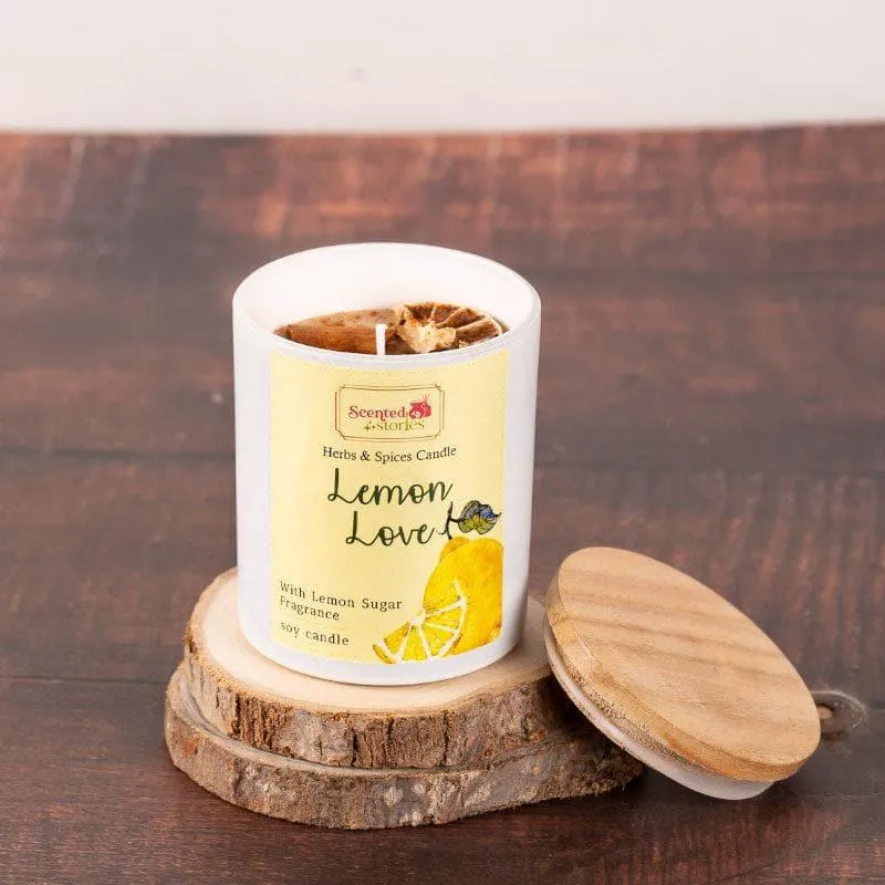Lemon Lush Scented Soy Wax Candle media 4