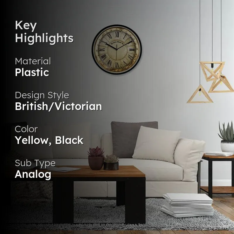Oberon Roman Wall Clock media 2