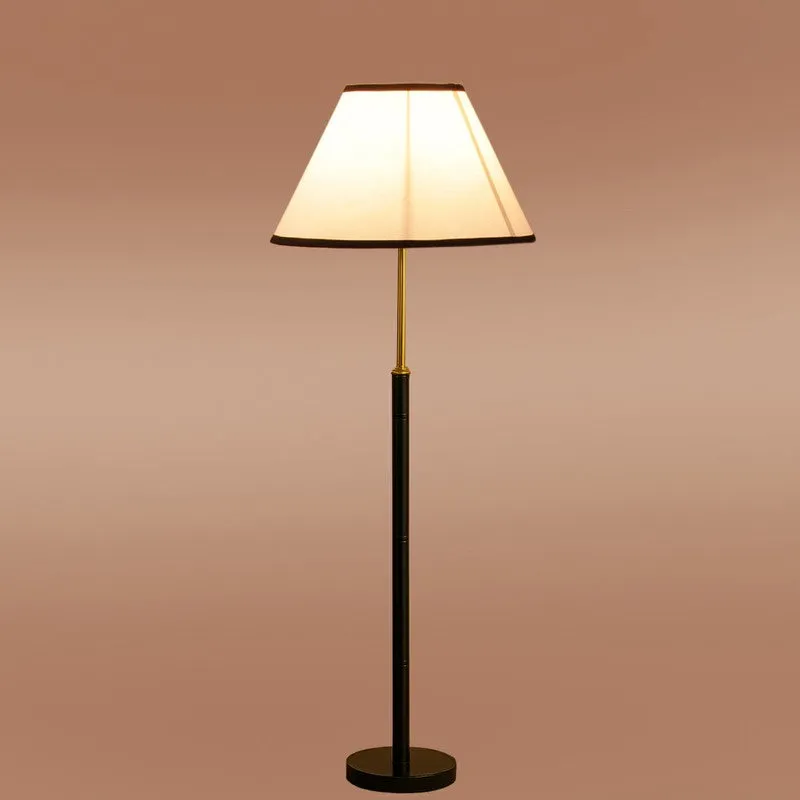 Halo Beam Wooden Floor Lamp - White & Black media 6
