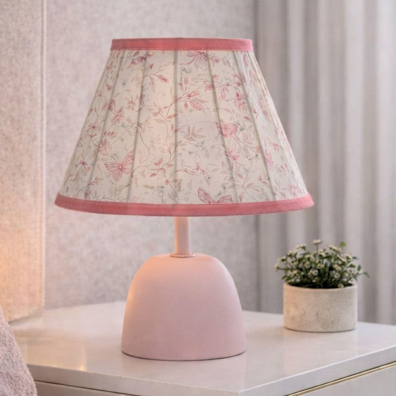 Alton Classic Cotton Table Lamp - Pink media 3