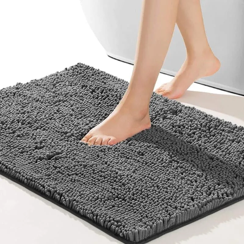 Blissful Micro Fiber Bathmat - Dark Grey media 3