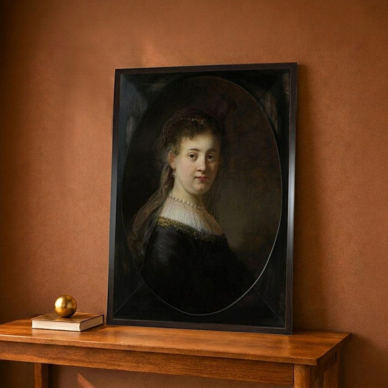 Young Woman In Fantasy Costume Canvas Wall Painting - 9 x 12 Inches