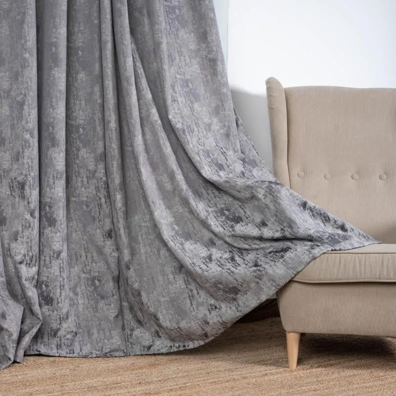 Aviothic Jacquard Single Curtain (Charcoal) media 3