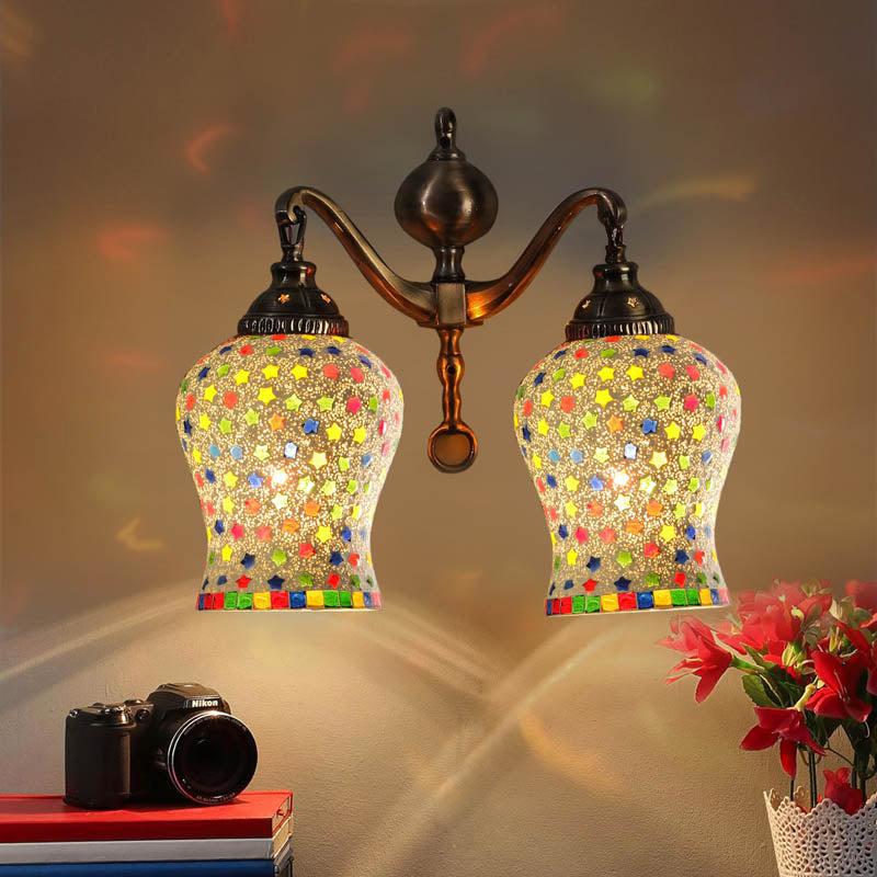 Dusk Illume Metal Mosaic Wall Lamp