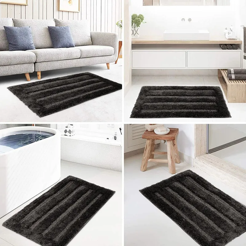 Luxe Classic Bath Mat - Coffee Brown media 3