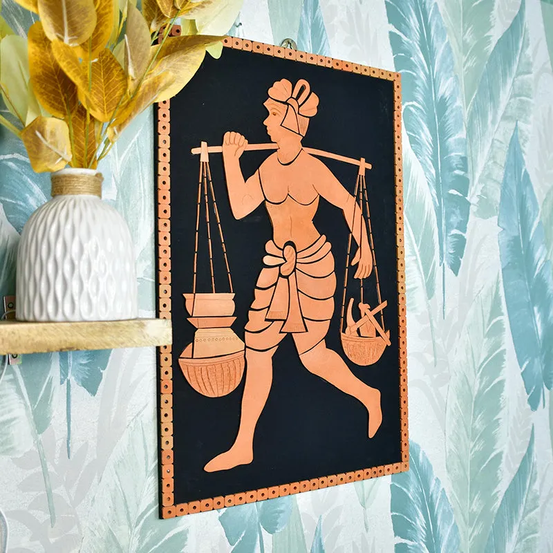 Rural Story Terracotta Wall Art media 4