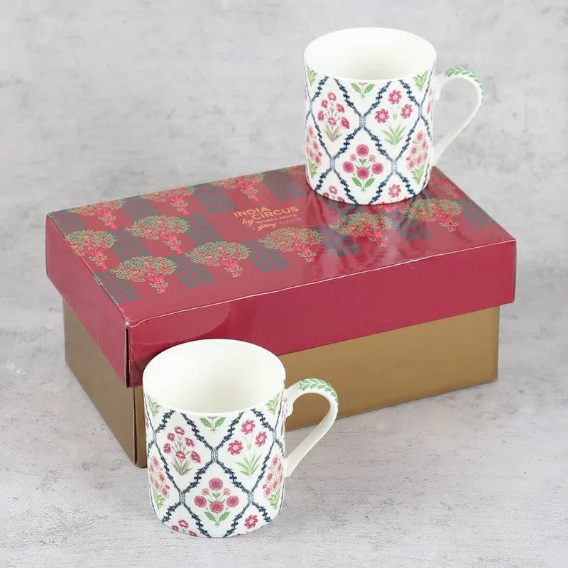 India Circus Circus Fusion Bone China Coffee Mug (350 mL Each) - Set Of Two media 6