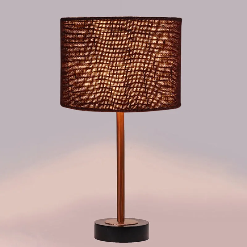 Sienna I Rodin Wooden Table Lamp - Brown,Copper,Black media 5