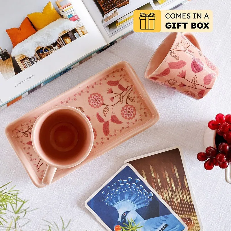 Magique by the Wishing Chair Nysa 2 Ceramic Mugs & 1 Ceramic Platter Gift Box Set - Three Piece Set media 1