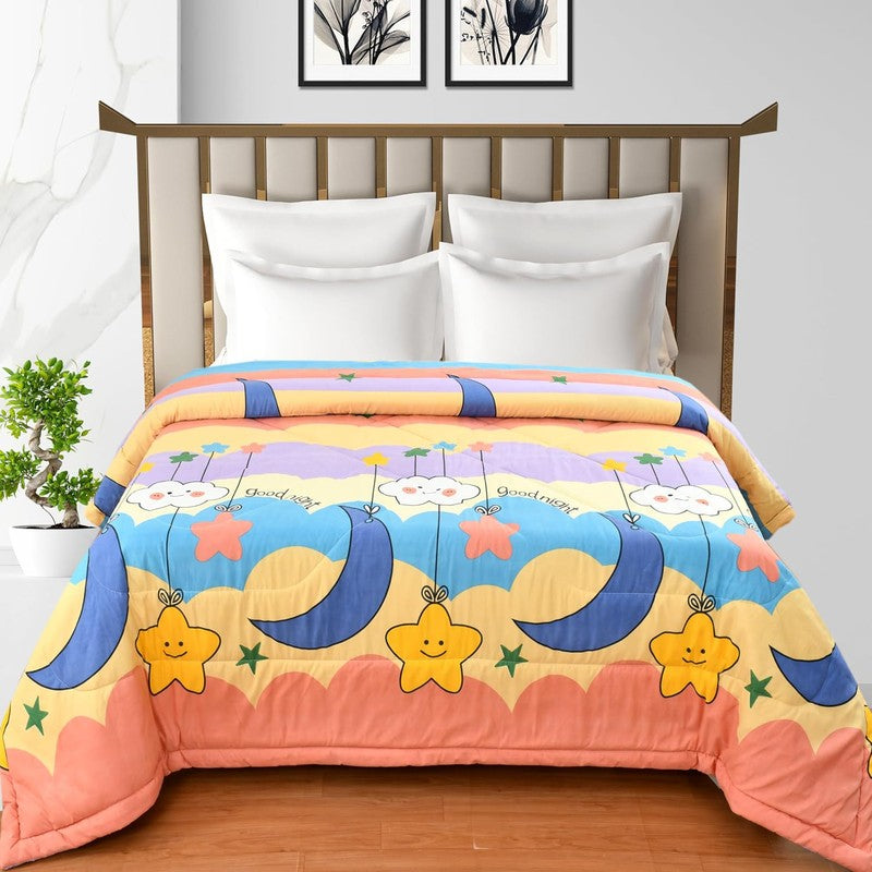 Starry Night Microfiber Kids Comforters - 150 GSM