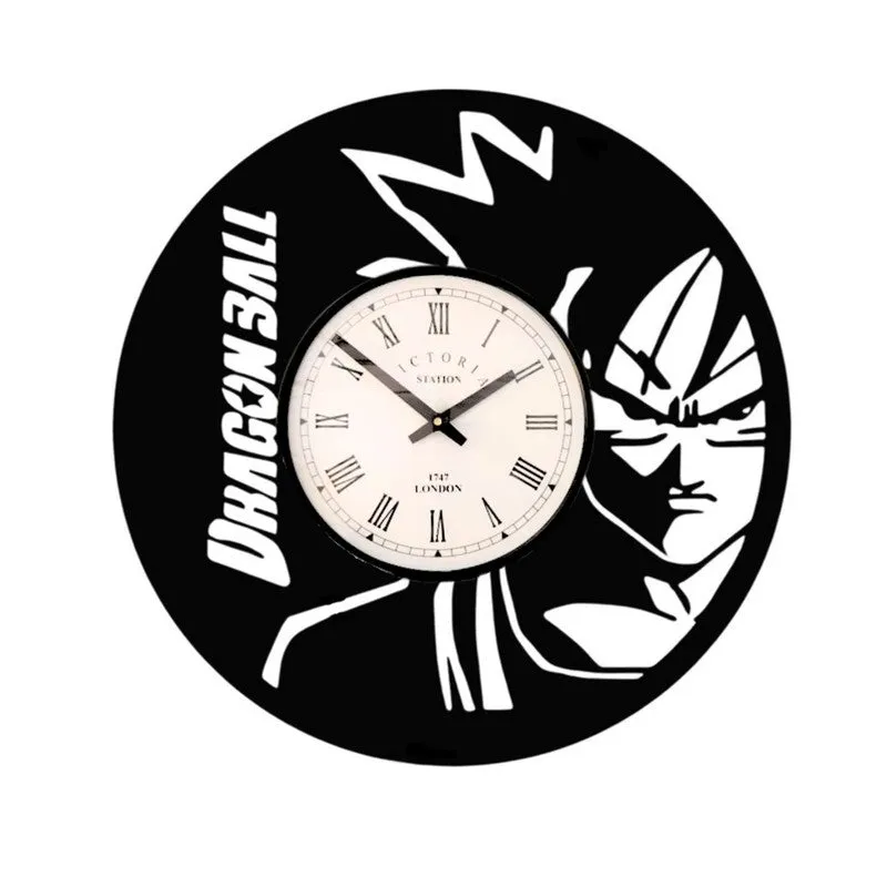 Anime Steel Analog Wall Clock - Black media 4