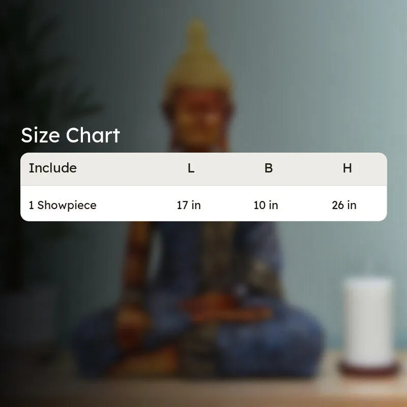 Enlightenment Buddha Polyresin Idol media 7