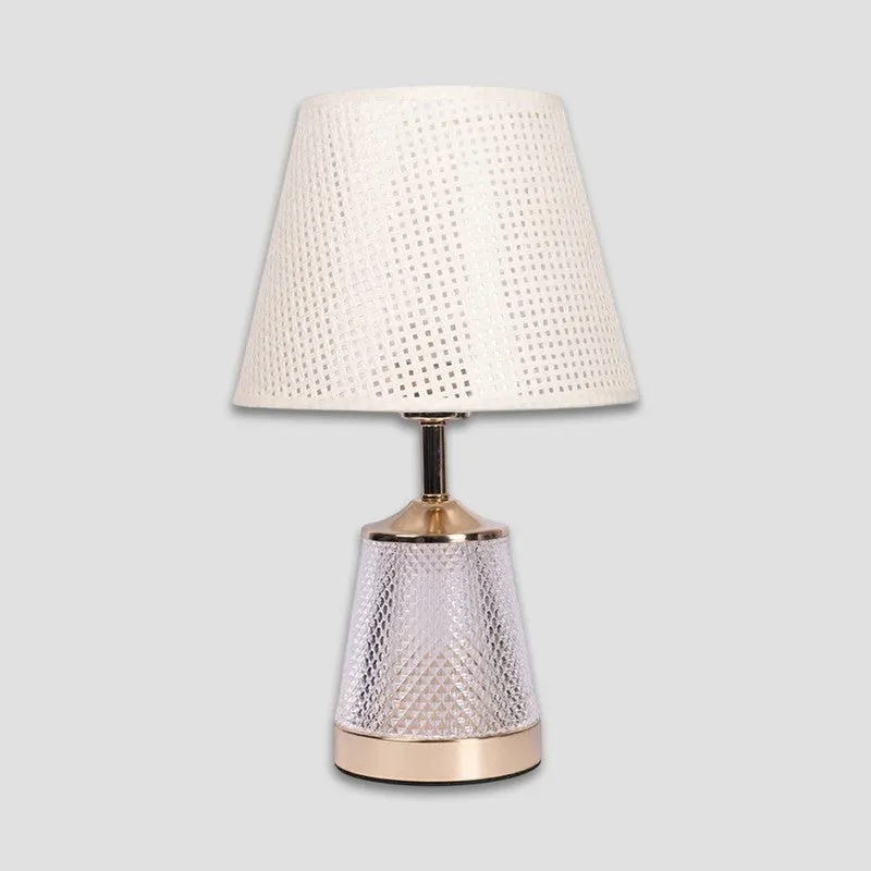 AarviDecor Solace Accent Fabric Table Lamp - White media 6