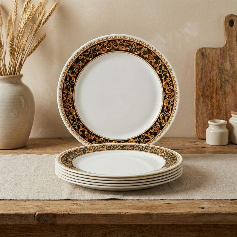 Dynasty Melamine Dinner Plates (Small) - Set of Six